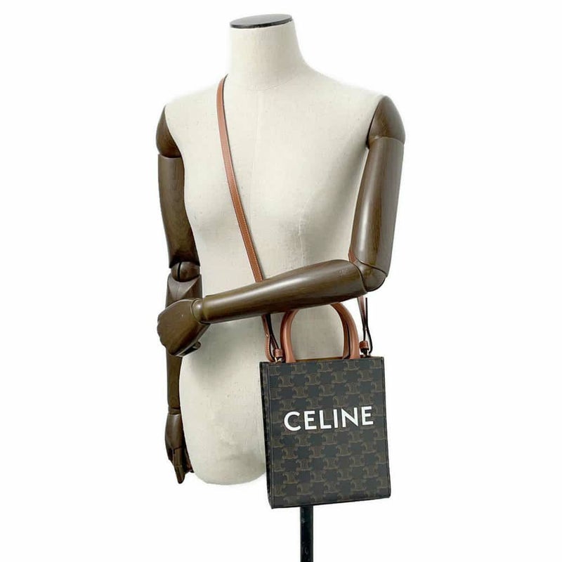 セリーヌ ハンドバッグ トリオンフ ミニ バーティカル カバ 194372 CELINE バッグ 2wayショルダーバッグ