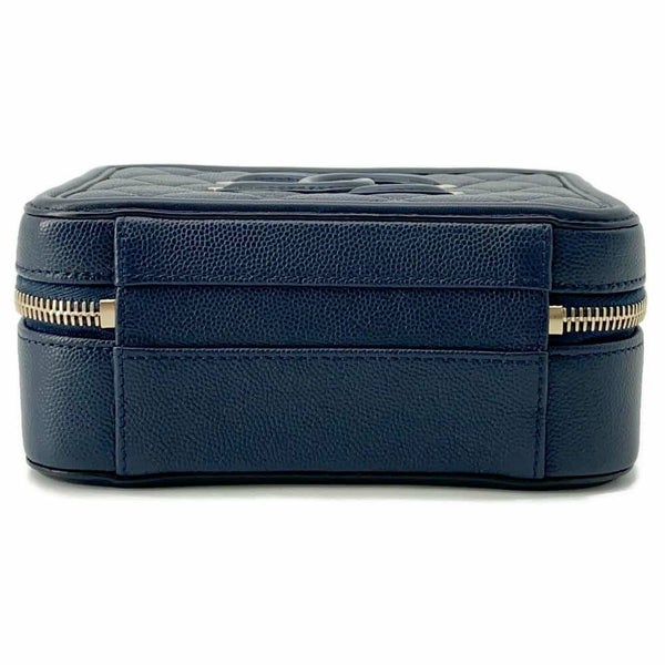 シャネル チェーンショルダーバッグ CCフィリグリー バニティバッグ キャビアスキン A93343 CHANEL バッグ