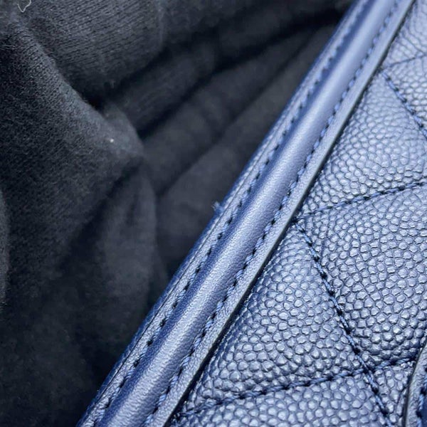 シャネル チェーンショルダーバッグ CCフィリグリー バニティバッグ キャビアスキン A93343 CHANEL バッグ