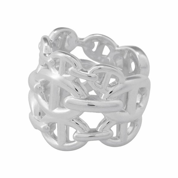 エルメス リング シェーヌダンクル アンシェネGM Enchainee SV925シルバー リングサイズ52 HERMES