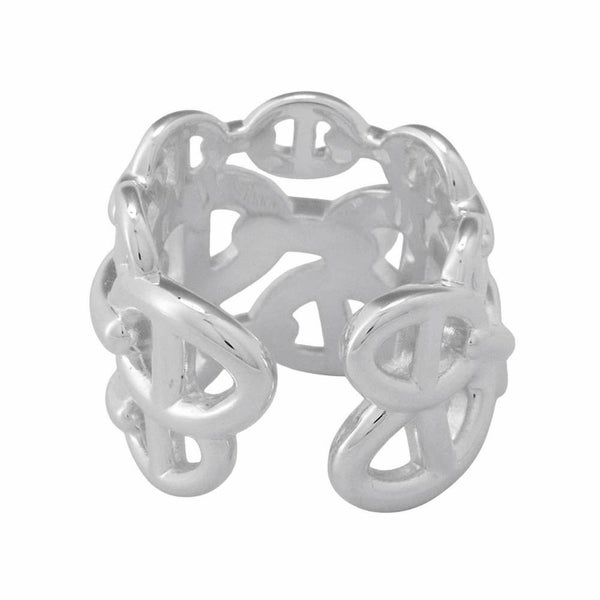 エルメス リング シェーヌダンクル アンシェネGM Enchainee SV925シルバー リングサイズ52 HERMES