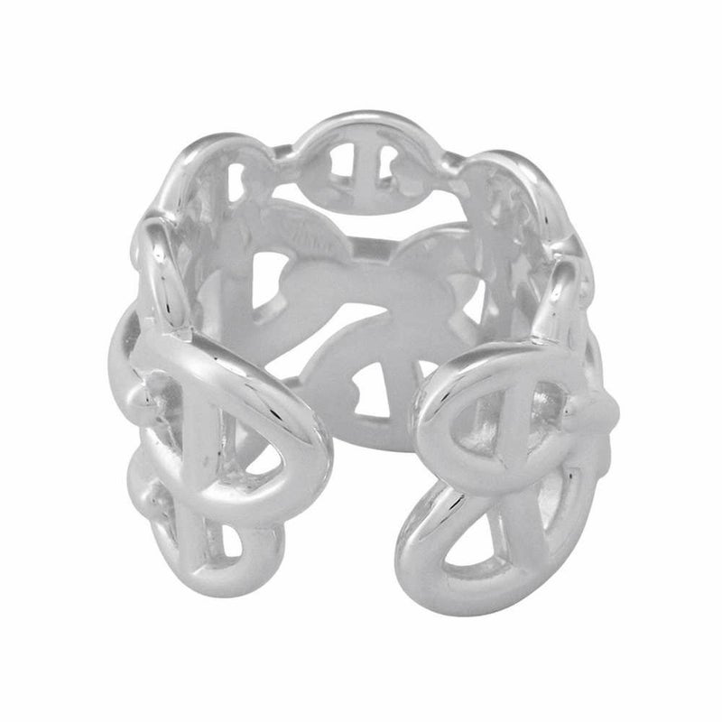 エルメス リング シェーヌダンクル アンシェネGM Enchainee SV925シルバー リングサイズ52 HERMES