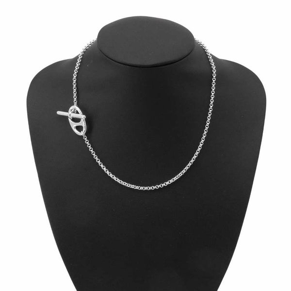 エルメス ネックレス シェーヌダンクル パンク 42cm SV925シルバー HERMES ジュエリー