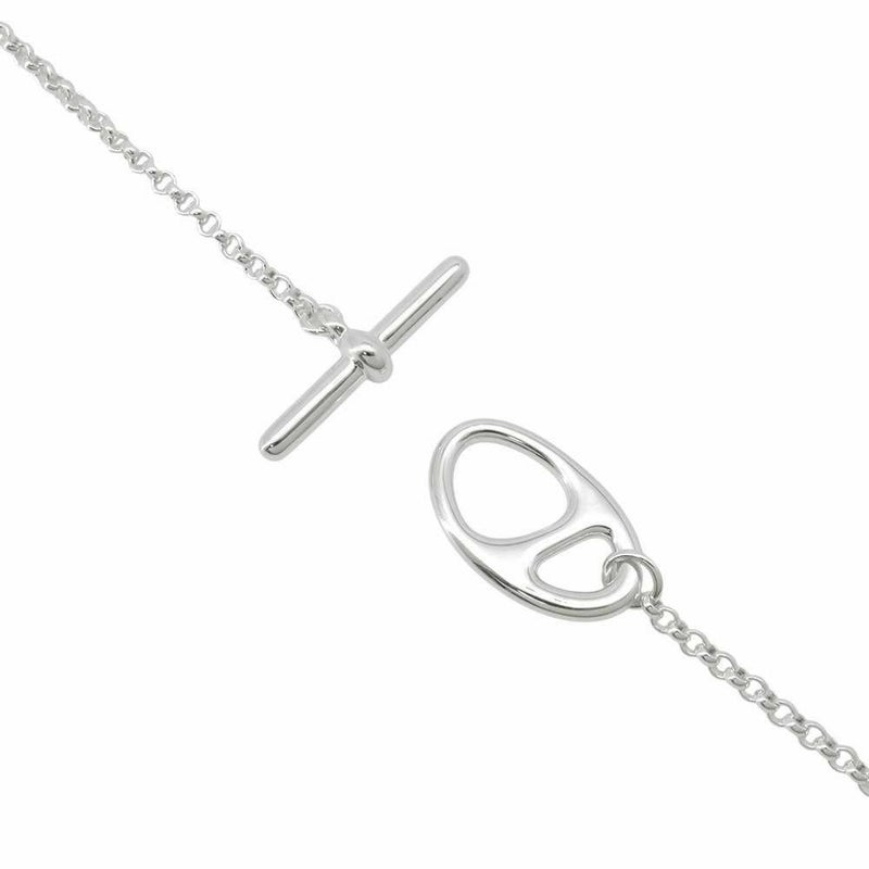 エルメス ネックレス シェーヌダンクル パンク 42cm SV925シルバー HERMES ジュエリー