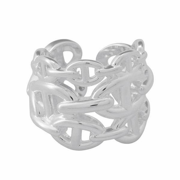 エルメス リング シェーヌダンクル アンシェネGM Enchainee SV925シルバー リングサイズ57 HERMES