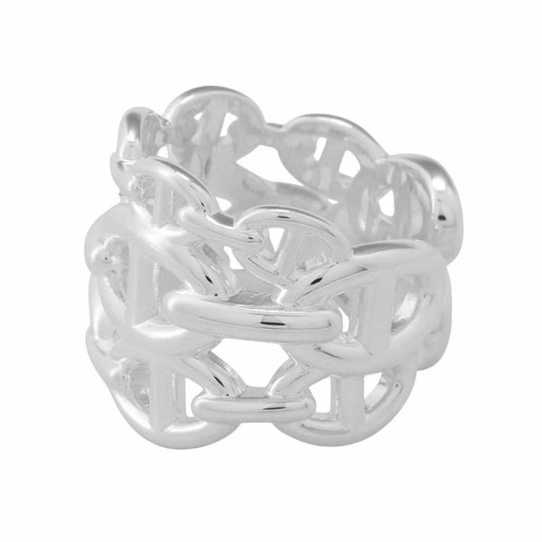 エルメス リング シェーヌダンクル アンシェネGM Enchainee SV925シルバー リングサイズ57 HERMES