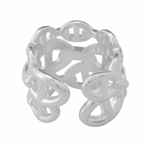 エルメス リング シェーヌダンクル アンシェネGM Enchainee SV925シルバー リングサイズ57 HERMES