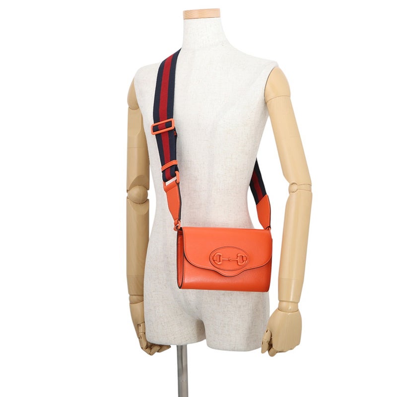 グッチ ショルダーバッグ ホースビット 1955 レザー 724713 GUCCI バッグ 2way