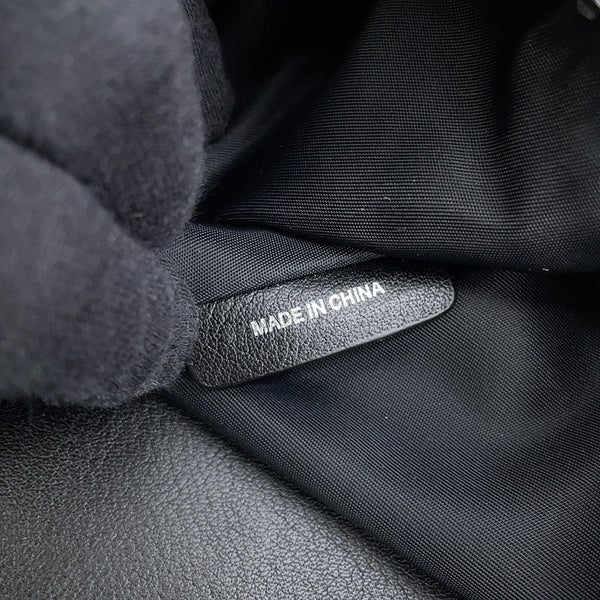 バーバリー ボディバッグ ホースフェリープリント コーティングキャンバス 8036557 BURBERRY ウエストバッグ 黒
