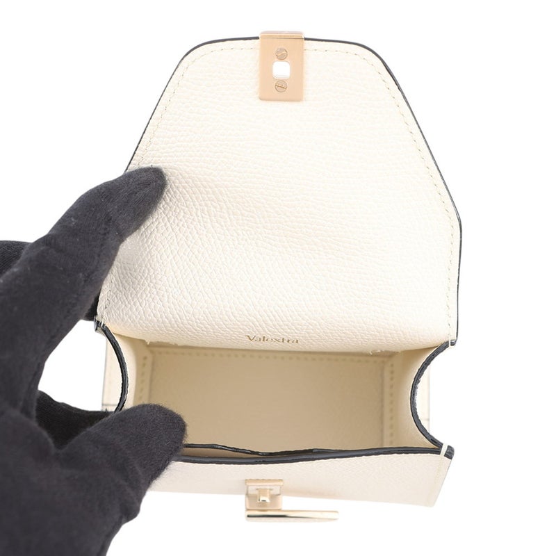 ヴァレクストラ ボディバッグ イジィデ ベルト レザー SGES0061028LOCPL99 Valextra 2wayショルダーバッグ 白