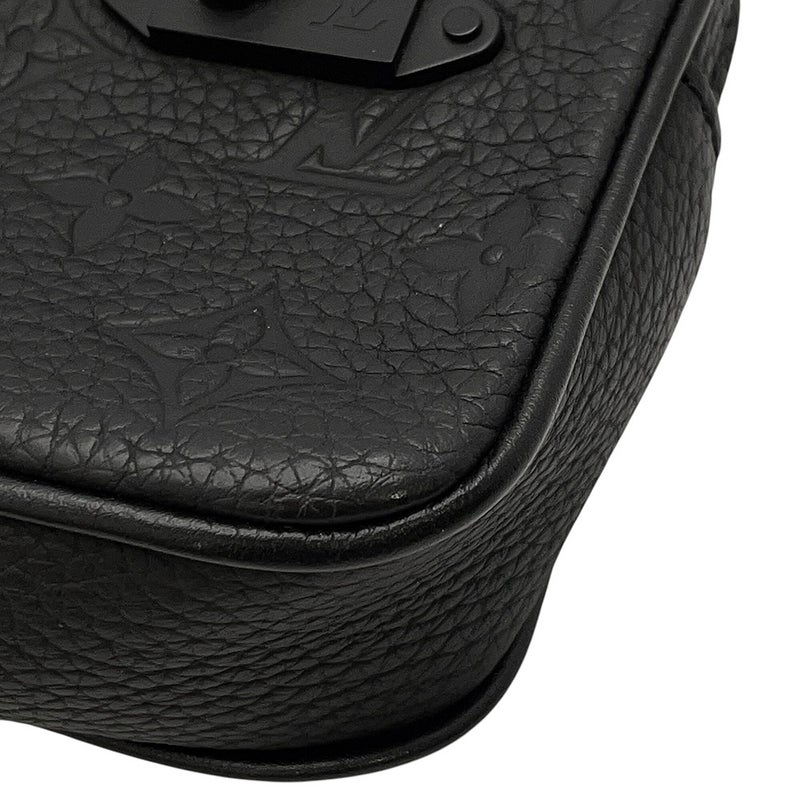 ルイヴィトン セカンドバッグ モノグラム・トリヨン ポシェット・ヴォルガ M55703 LOUIS VUITTON 黒 ブラック
