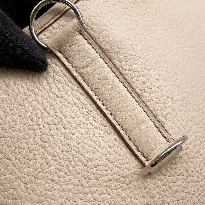 エルメス ショルダーバッグ トリム35 アイボリー/シルバー金具 トリヨンクレマンス □E刻印