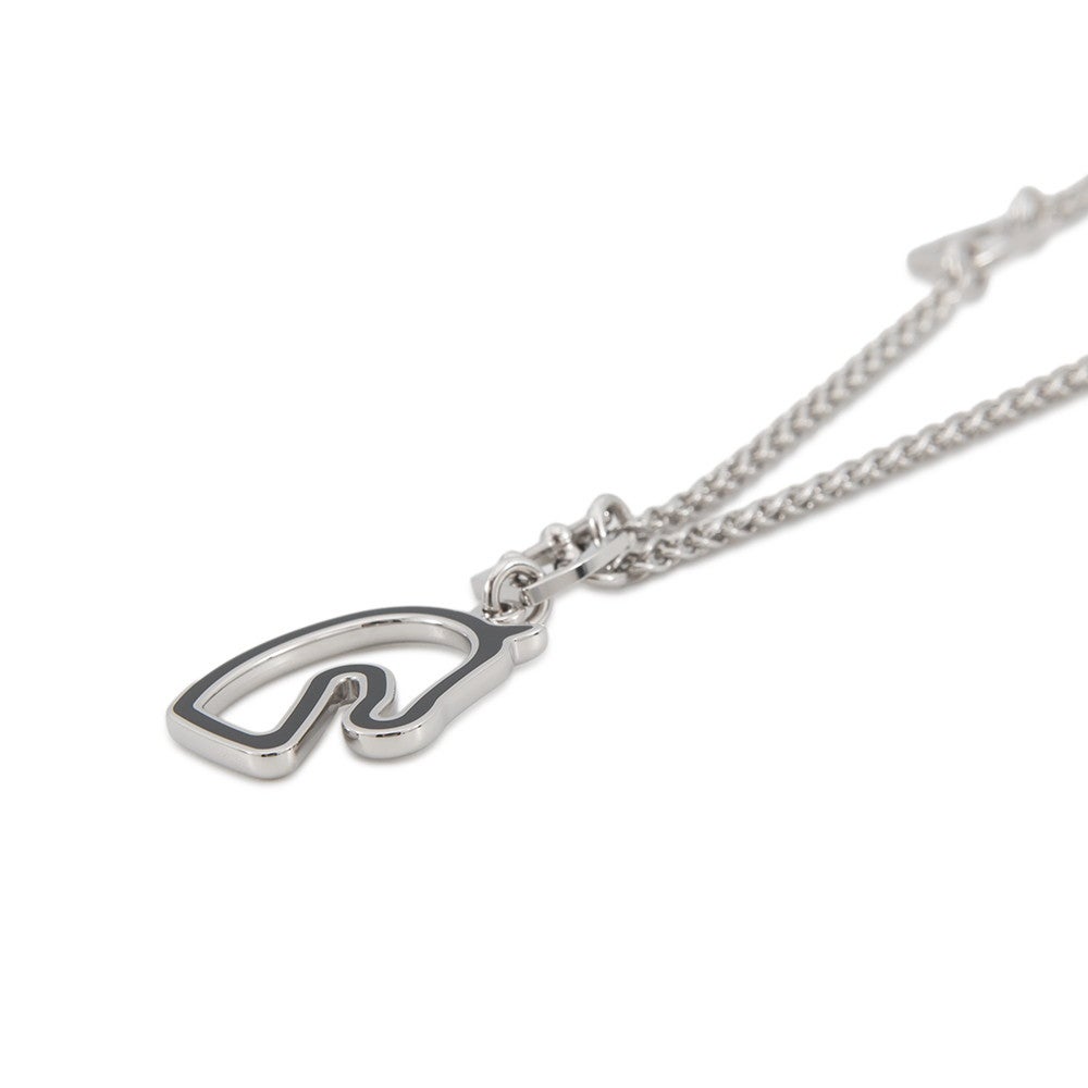 エルメス ネックレス トネール スモール ブラック/シルバー金具 HERMES