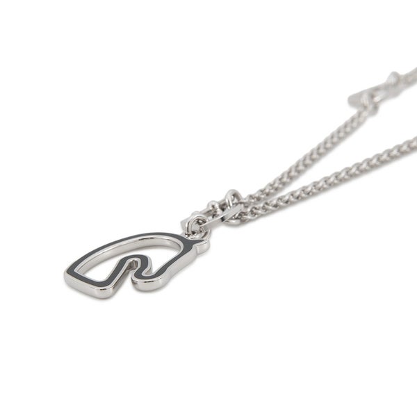 エルメス ネックレス トネール スモール ブラック/シルバー金具 HERMES アクセサリー 黒