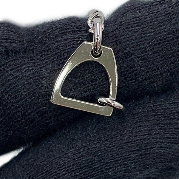 エルメス ネックレス トネール スモール ブラック/シルバー金具 HERMES アクセサリー 黒