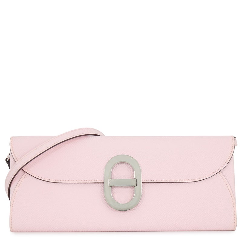 エルメス 長財布 シェーヌダンクル トゥーゴー ローズダーリン/シルバー金具 エプソン W刻印 HERMES 財布