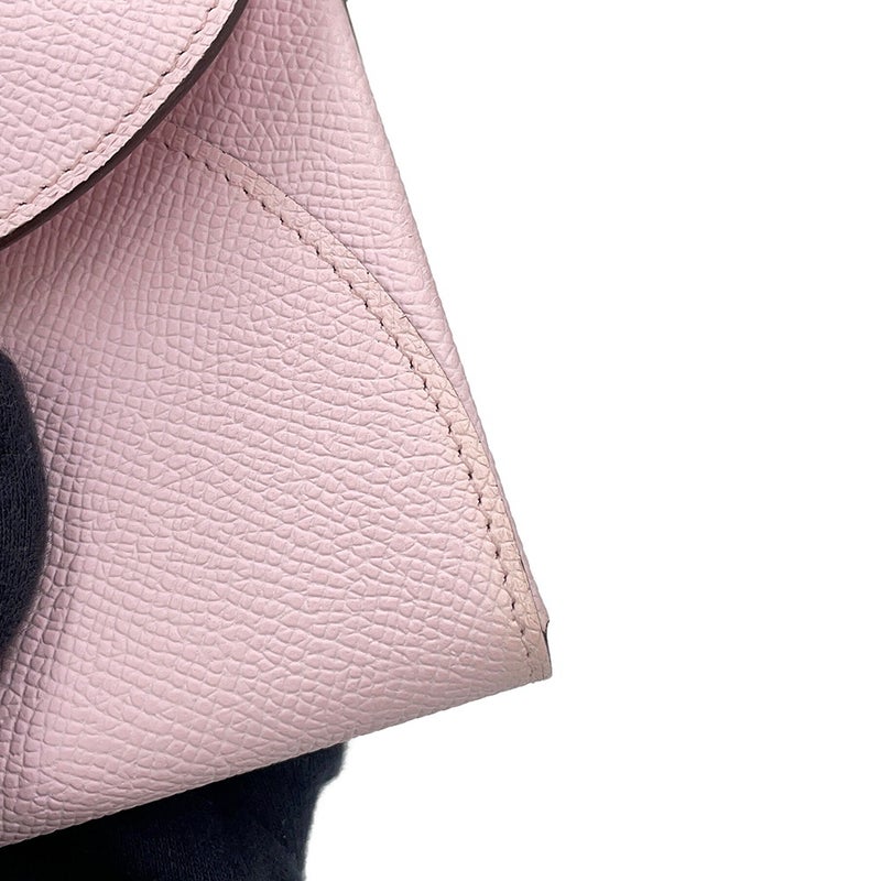 エルメス 長財布 シェーヌダンクル トゥーゴー ローズダーリン/シルバー金具 エプソン W刻印 HERMES 財布