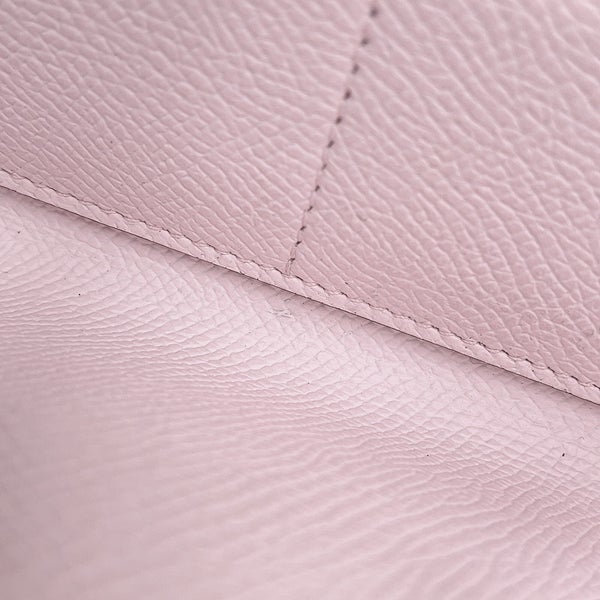エルメス 長財布 シェーヌダンクル トゥーゴー ローズダーリン/シルバー金具 エプソン W刻印 HERMES 財布
