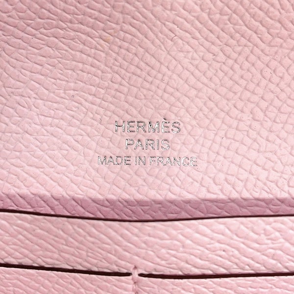 エルメス 長財布 シェーヌダンクル トゥーゴー ローズダーリン/シルバー金具 エプソン W刻印 HERMES 財布