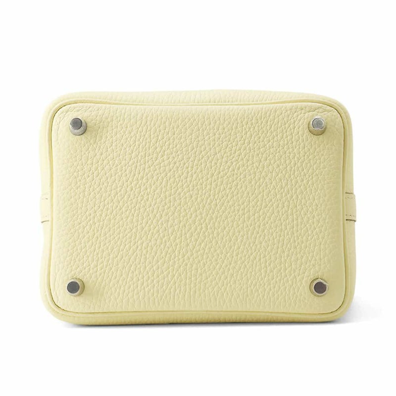 エルメス ハンドバッグ ピコタンロックPM ジョーヌミルトン/シルバー金具 トリヨンクレマンス K刻印