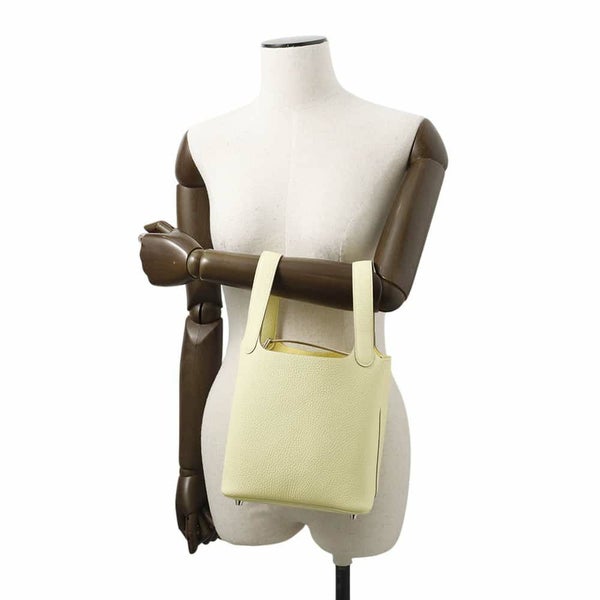 エルメス ハンドバッグ ピコタンロックPM ジョーヌミルトン/シルバー金具 トリヨンクレマンス K刻印