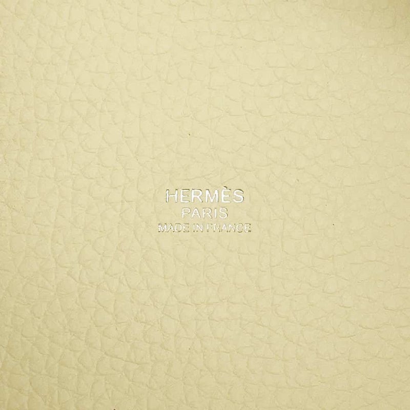 エルメス ハンドバッグ ピコタンロックPM ジョーヌミルトン/シルバー金具 トリヨンクレマンス K刻印