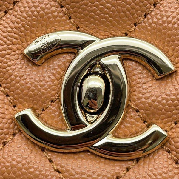 シャネル ハンドバッグ マトラッセ ココマーク ココハンドル キャビアスキン リザード A92991 2wayショルダーバッグ