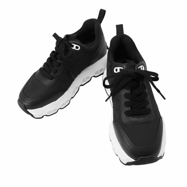 エルメス スニーカー インパルス ナイロン/レザー レディースサイズ35.5 HERMES 靴 黒 白