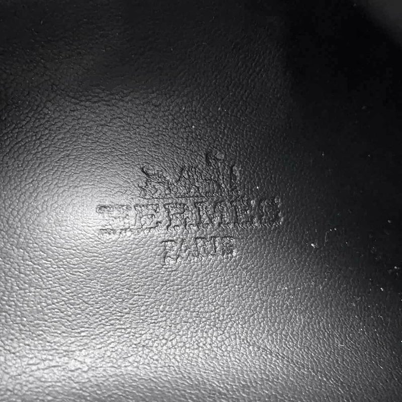 エルメス スニーカー インパルス ナイロン/レザー レディースサイズ35.5 HERMES 靴 黒 白