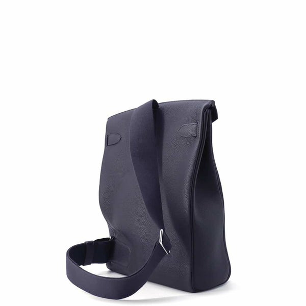 エルメス ボディバッグ ケリー アッカドGM ブルーニュイ/シルバー金具 トゴ B刻印 メンズ