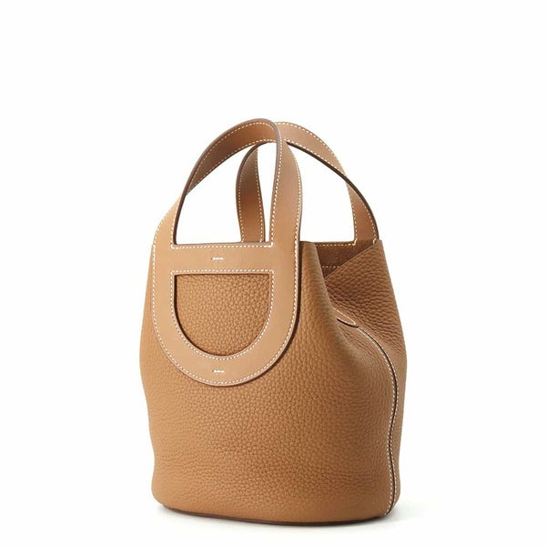 エルメス トートバッグ インザループ 18 ゴールド/シルバー金具 トリヨンクレマンス/スイフト B刻印
