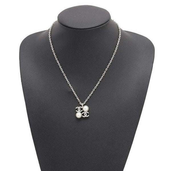 シャネル ネックレス ココマーク ラインストーン フェイクパール I25S ABF723 CHANEL アクセサリー