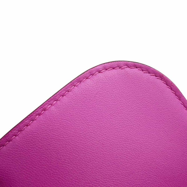 エルメス ミニ コンスタンス3 マグノリア/シルバー金具 シェブルミゾル U刻印 HERMES バッグ シェーブル