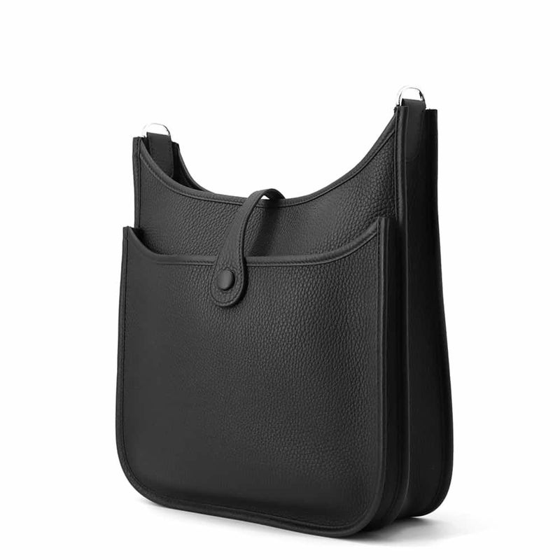 エルメス ショルダーバッグ エブリン3 PM ブラック/シルバー金具 トリヨンクレマンス W刻印 黒