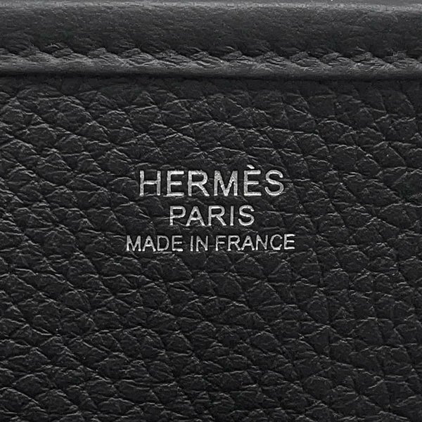 エルメス ショルダーバッグ エブリン3 PM ブラック/シルバー金具 トリヨンクレマンス W刻印 黒