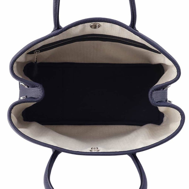 エルメス トートバッグ ガーデンパーティTPM ブルーインディゴ/シルバー金具 ネゴンダ W刻印