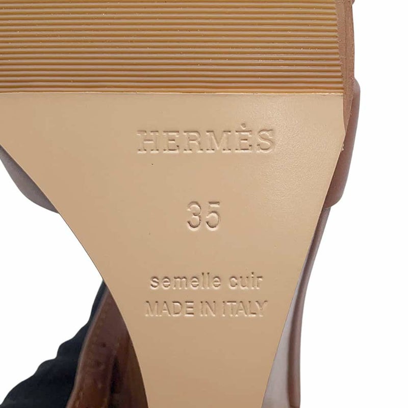 エルメス サンダル レジェンド レザー レディースサイズ35 HERMES 靴