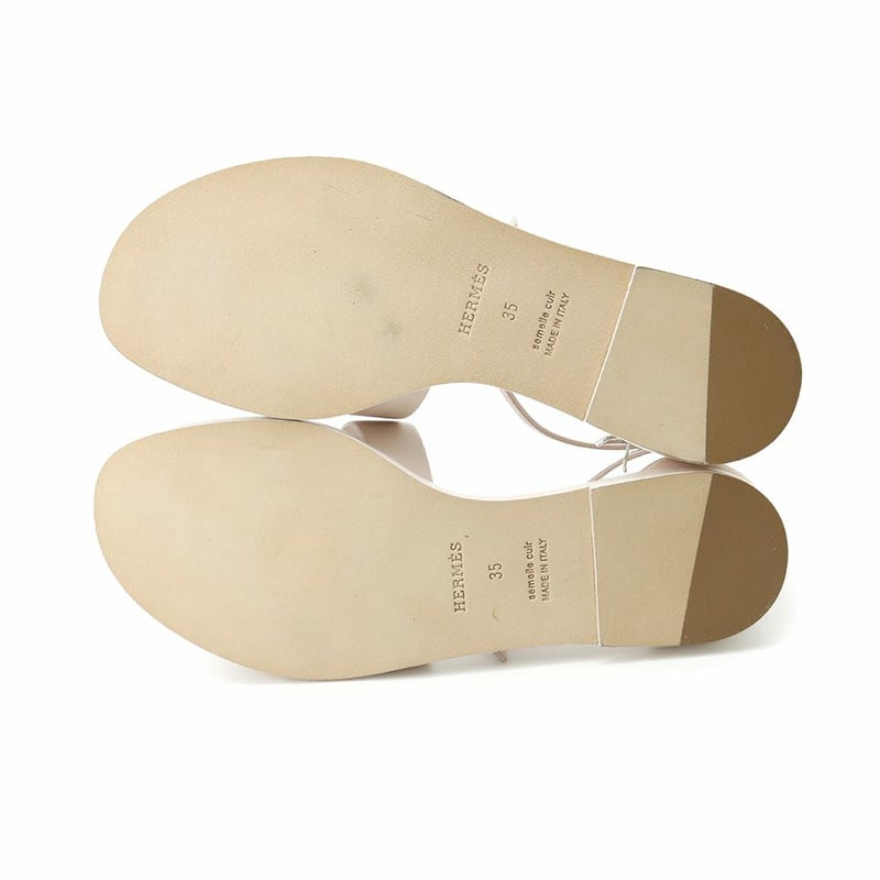 エルメス サンダル サントリーニ デニム レディースサイズ35 HERMES 靴