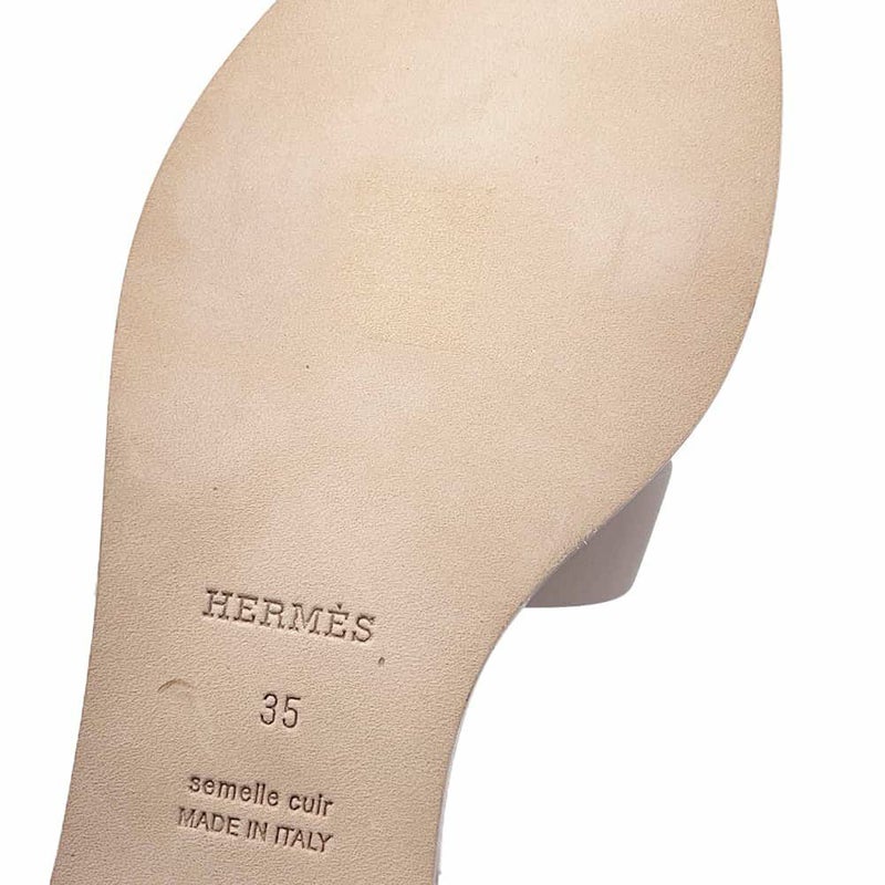 エルメス サンダル サントリーニ デニム レディースサイズ35 HERMES 靴