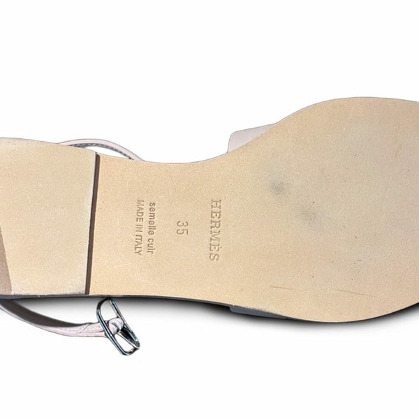 エルメス サンダル サントリーニ デニム レディースサイズ35 HERMES 靴