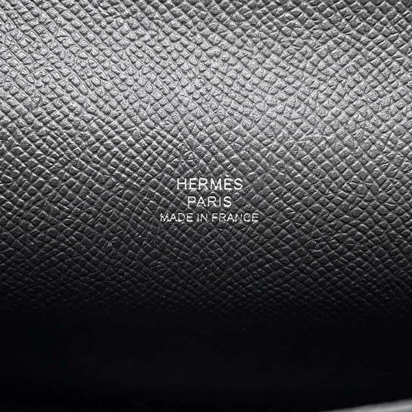 エルメス ショルダーウォレット ナップ トゥーゴー ブラック/シルバー金具 エプソン W刻印 黒
