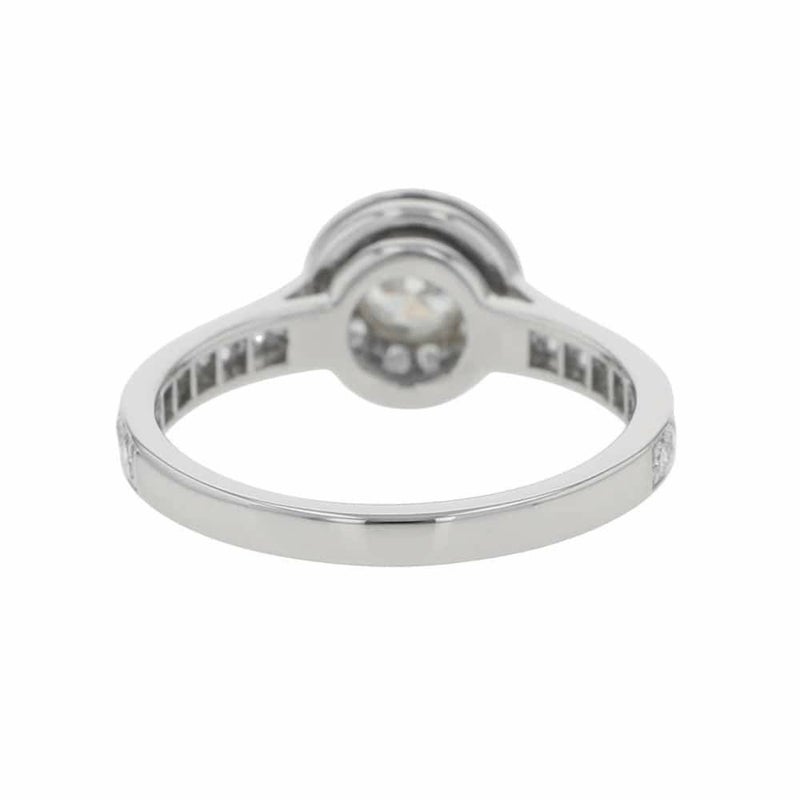 ヴァンクリーフ&アーペル リング イコーヌ ソリティア ダイヤ 29P 中石約0.3ct Pt950 リングサイズ48 VCARG33200 指輪 ジュエリー