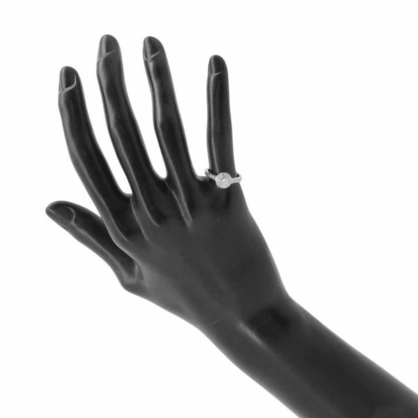 ヴァンクリーフ&アーペル リング イコーヌ ソリティア ダイヤ 29P 中石約0.3ct Pt950 リングサイズ48 VCARG33200 指輪 ジュエリー