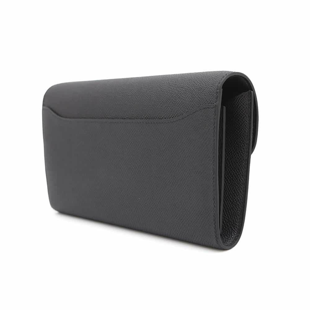 エルメス 長財布 コンスタンス トゥーゴー ロング ブラック/シルバー