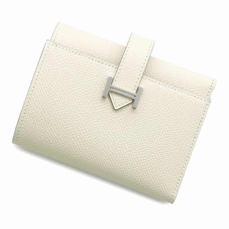 エルメス 三つ折り財布 ベアン コンビネ クレ/シルバー金具 エプソン W刻印 HERMES 財布