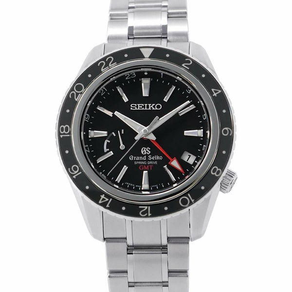 セイコー グランドセイコー スポーツコレクション GMT マスターショップ限定 SBGE001 SEIKO 黒文字盤