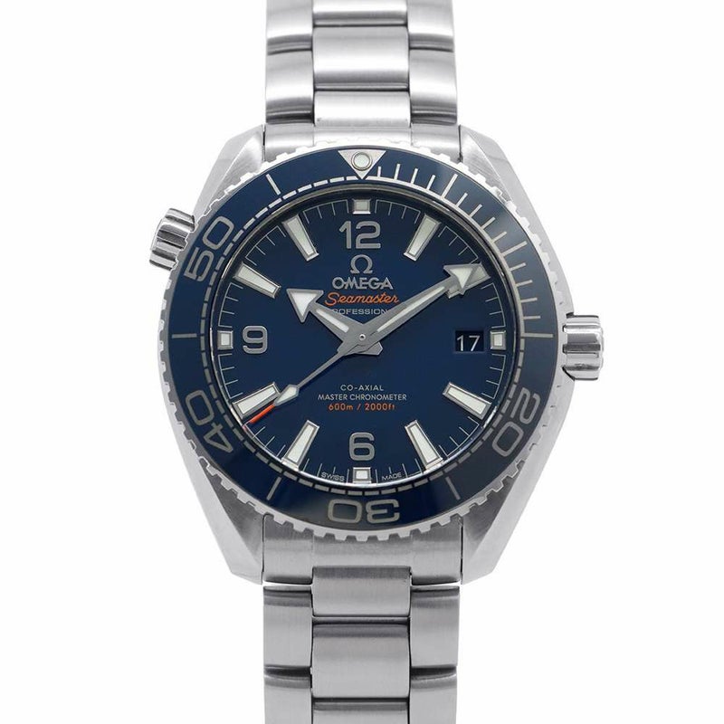 オメガ シーマスター プラネットオーシャン マスター クロノメーター 600M 215.30.40.20.03.001  ブルー文字盤