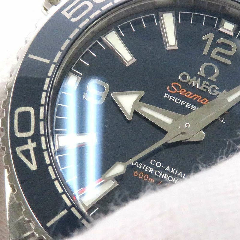 オメガ シーマスター プラネットオーシャン マスター クロノメーター 600M 215.30.40.20.03.001  ブルー文字盤