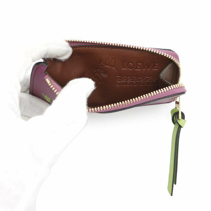 ロエベ カードケース スタジオジブリ 千と千尋の神隠し 青蛙 C643Z40X14 LOEWE コインケース フラグメントケース