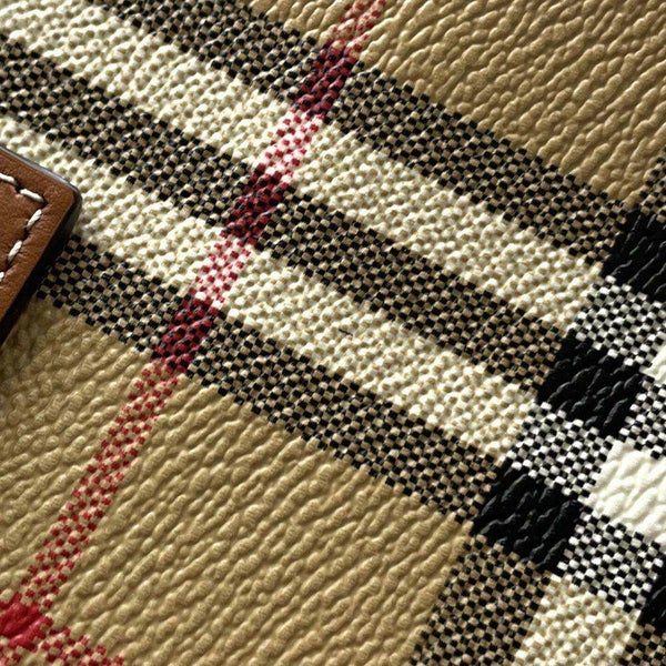 バーバリー ハンドバッグ チェック ミディアム 8071355 BURBERRY ボウリングバッグ 2wayショルダーバッグ